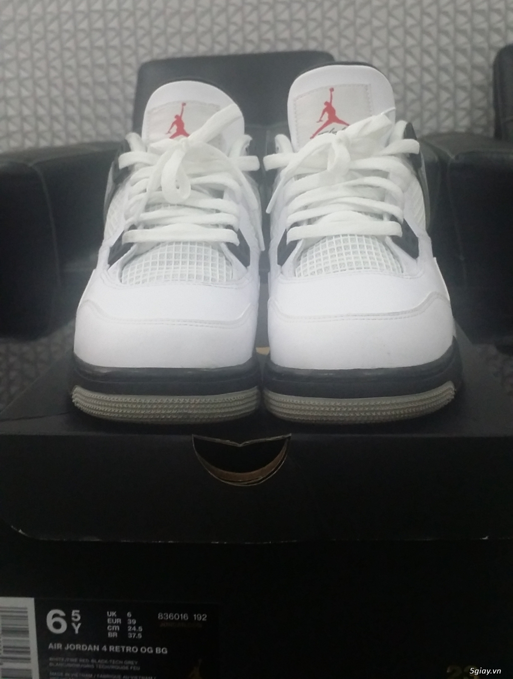 Air Jordan 4 Retro OG BG size 6,5   like new 99% - 1