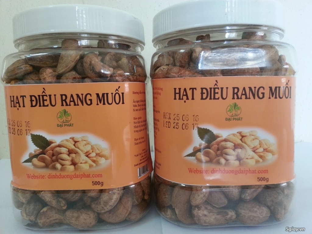 Hạt Điều rang muối Đại Phát loại đặc biệt
