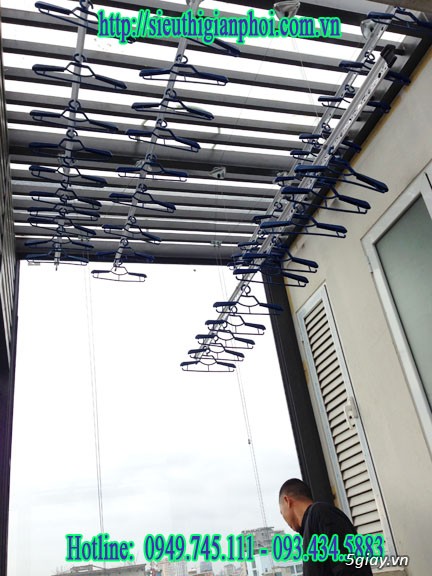Giàn phơi thông minh tại KĐT Linh Đàm - 1