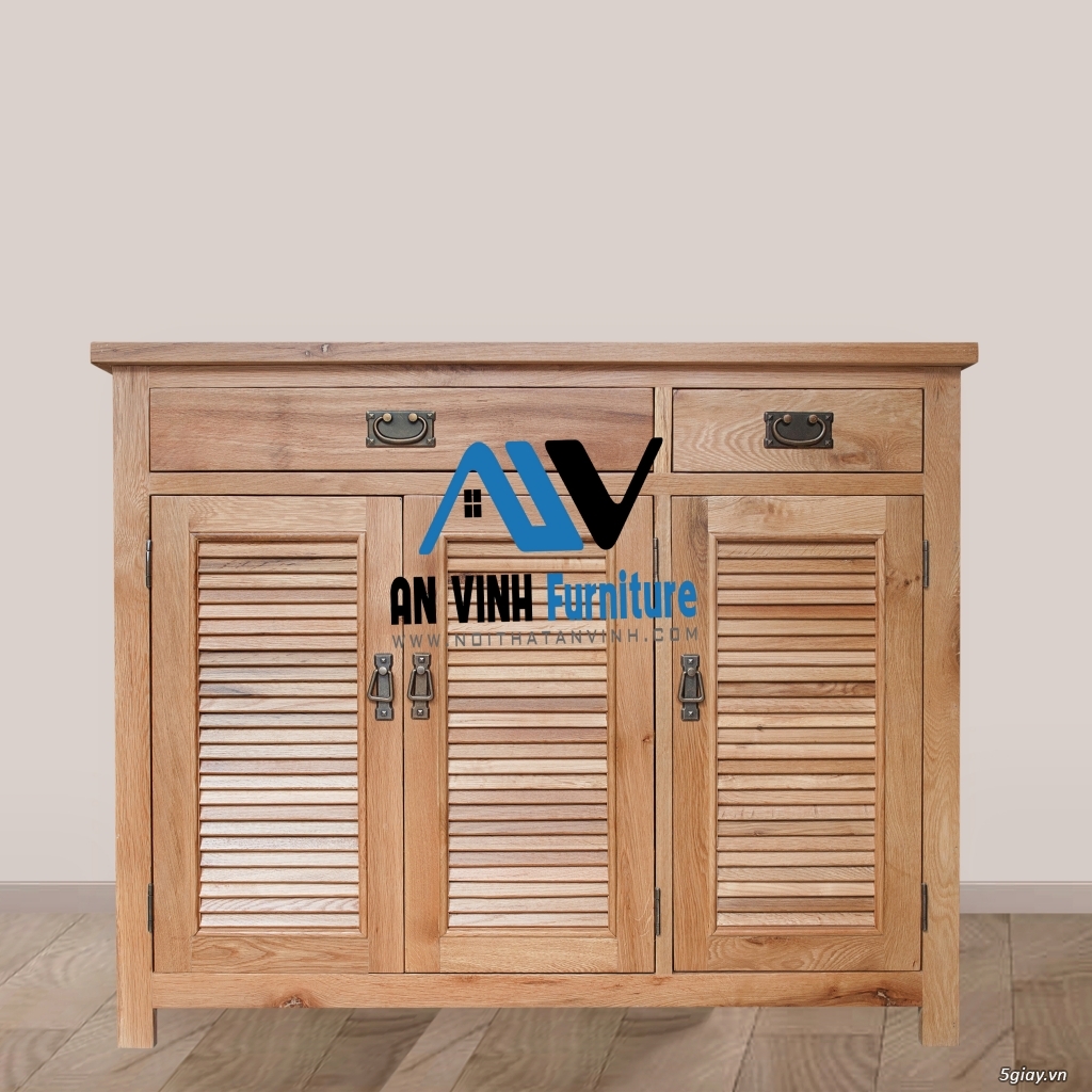 Tủ dép gỗ Sồi - Đơn giản, tiện lợi và chắc chắn