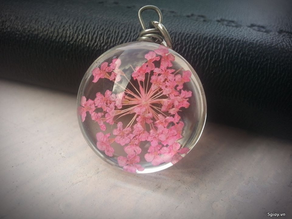 Trang sức phụ kiện handmade từ hoa lá - 14