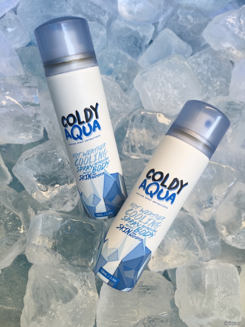 Coldy Aqua - Xịt làm mát cơ thể, hàng thái lan 100% - 2
