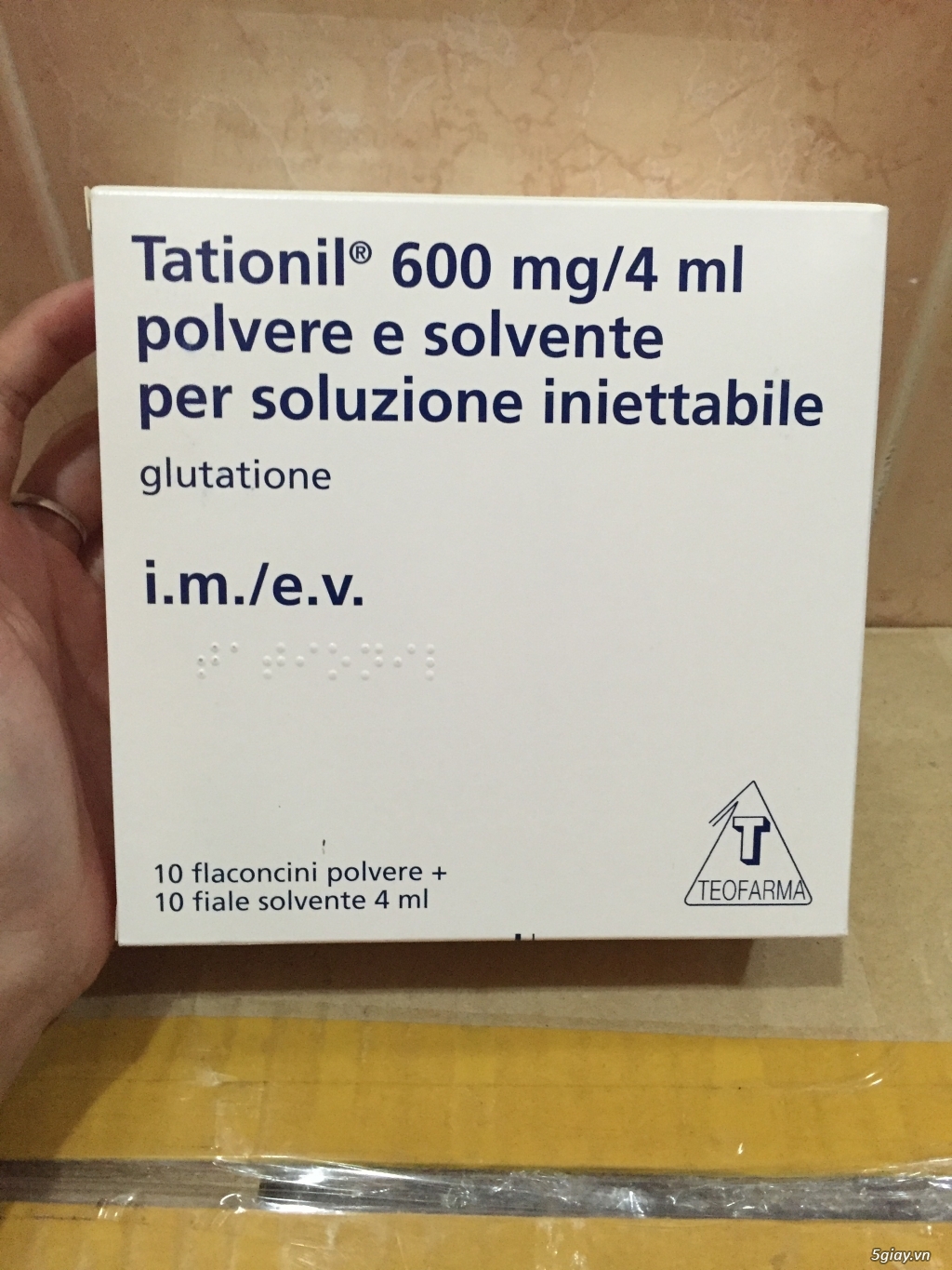TẾ BÀO GỐC PEPBU:W, Tiêm trắng Tationil (Gluthatione) 600mg, Niks, Vitamin C20% - 4