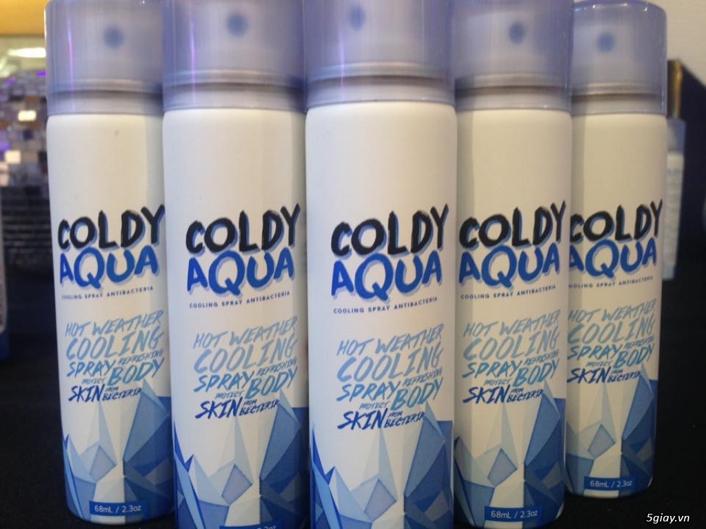 Coldy Aqua - Xịt làm mát cơ thể, hàng thái lan 100% - 1