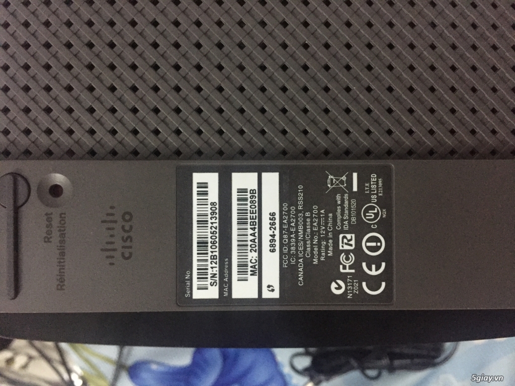 Cần bán Router Linksys EA2700 like new 99% - 3