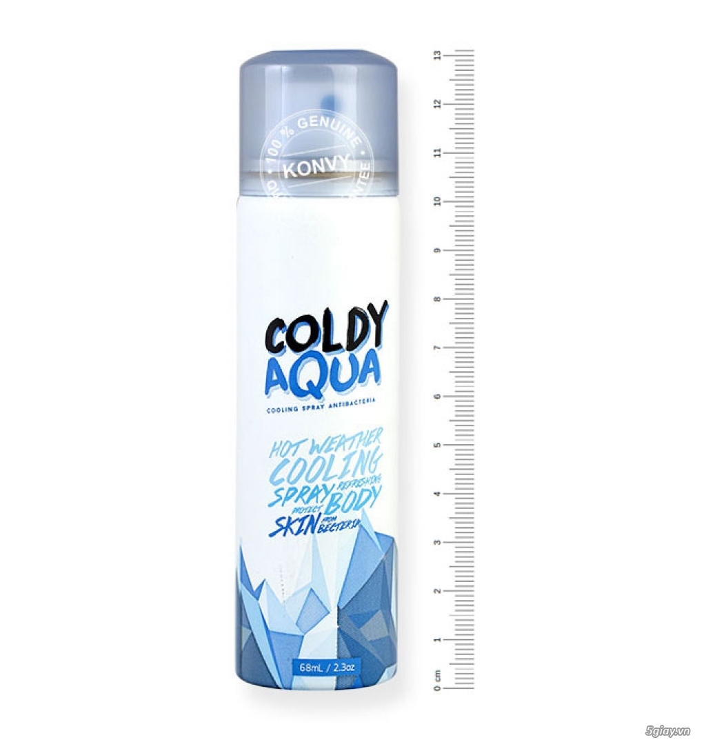 Coldy Aqua - Xịt làm mát cơ thể, hàng thái lan 100% - 4
