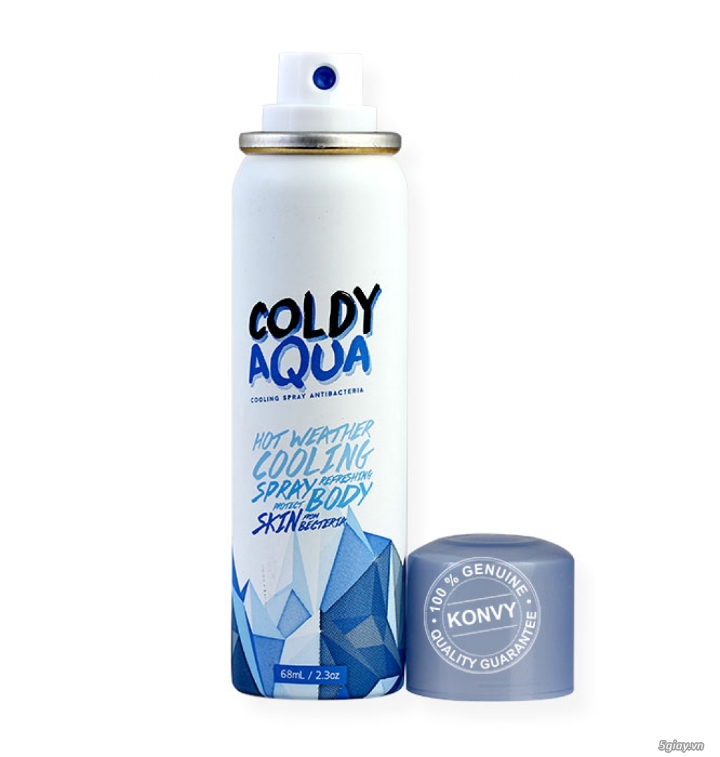 Coldy Aqua - Xịt làm mát cơ thể, hàng thái lan 100% - 3