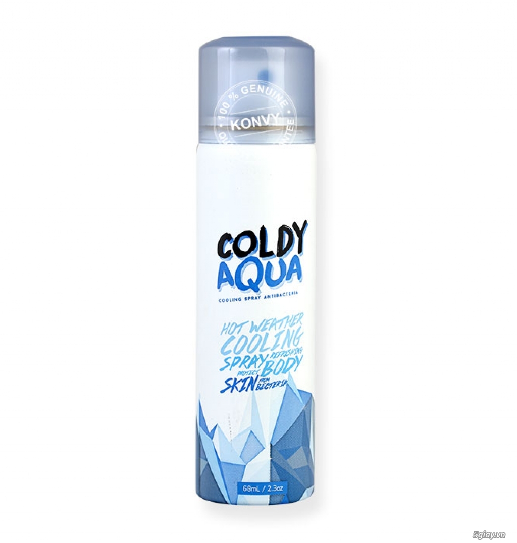Coldy Aqua - Xịt làm mát cơ thể, hàng thái lan 100% - 6