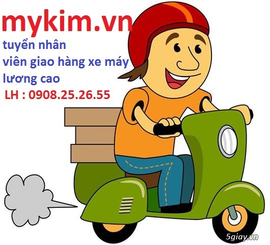 mykim.vn : tuyển nhân viên giao hàng và nhân viên cập nhật dữ liệu website
