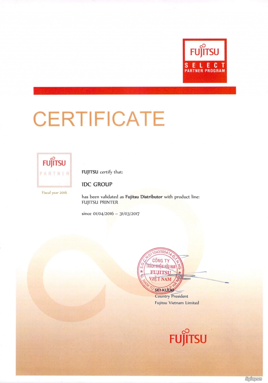 PHÂN PHỐI MÁY IN FUJITSU CHÍNH HÃNG TẠI VIỆT NAM - 1