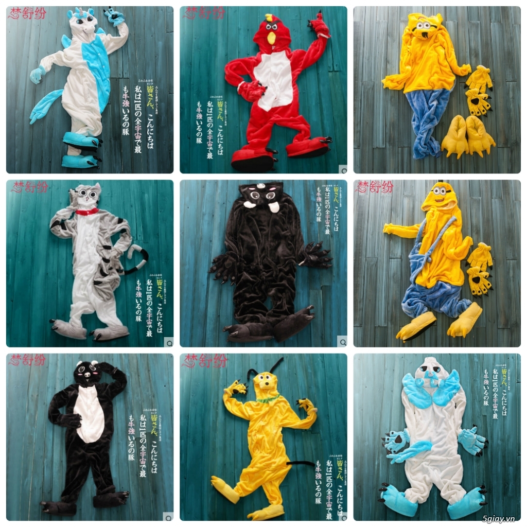 pijama hình thú, pijama animals - 18