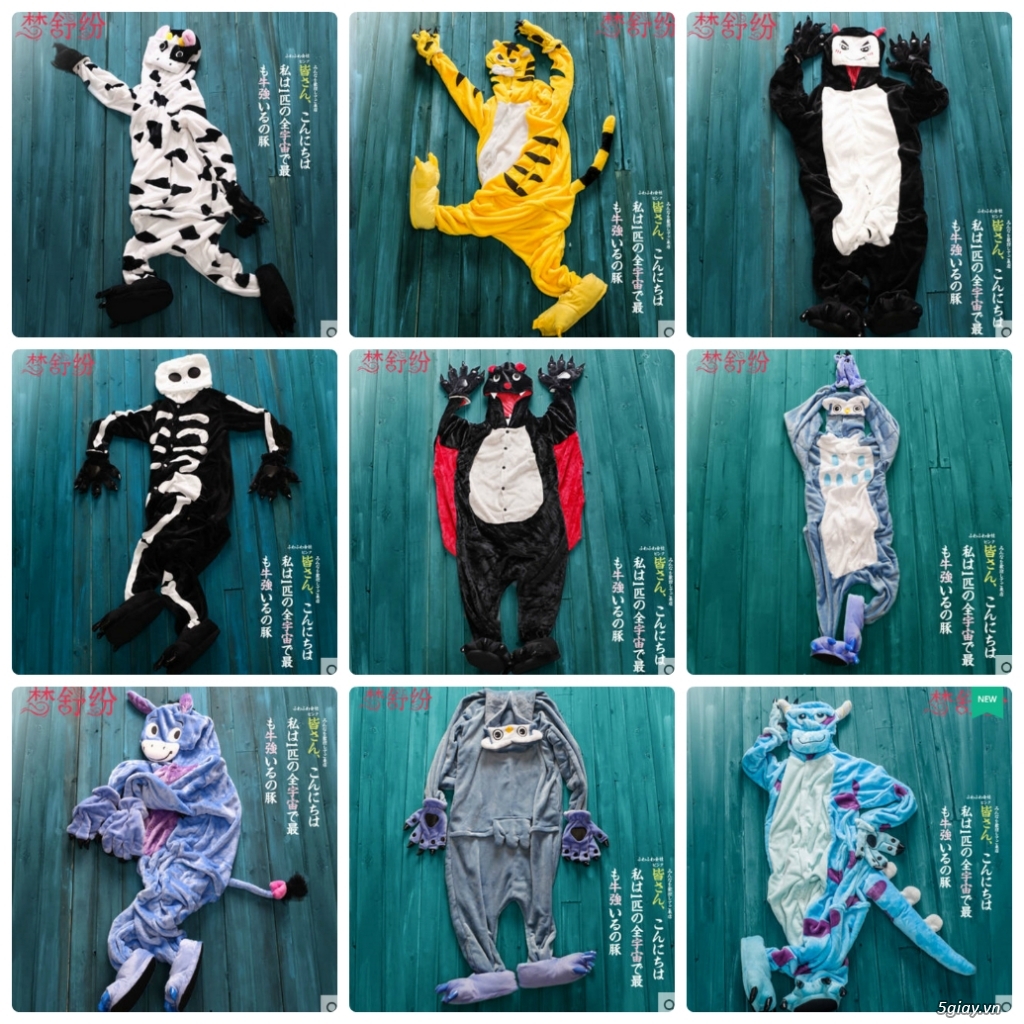 pijama hình thú, pijama animals - 22