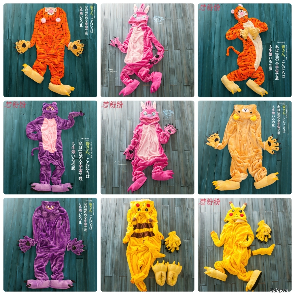 pijama hình thú, pijama animals - 21