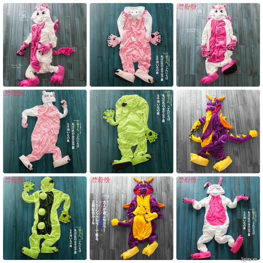 pijama hình thú, pijama animals - 19