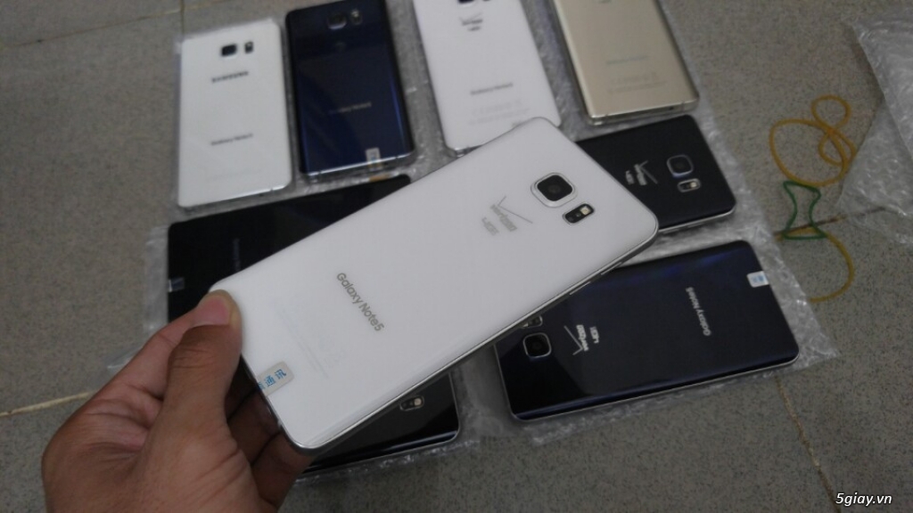 Samsung Galaxy NOTE 5 4G-32G, 4G-64G, đa sắc Gold, Blue, White, xách tay USA ( ATT, SPRINT, VERIZON) - 4