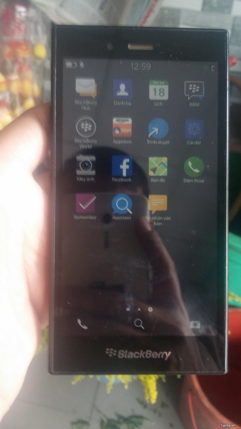 Backberry Z3 muon ra di