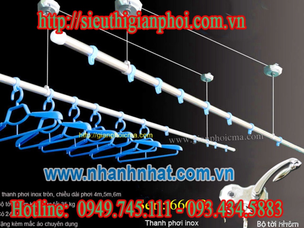 Lắp giàn phơi thông minh tại Giải Phóng - 1