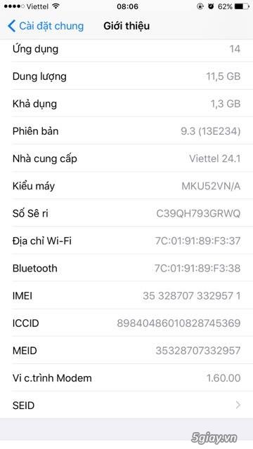 Iphone 6s gold + 6s Plus hồng 16g Chính hãng VN - 3
