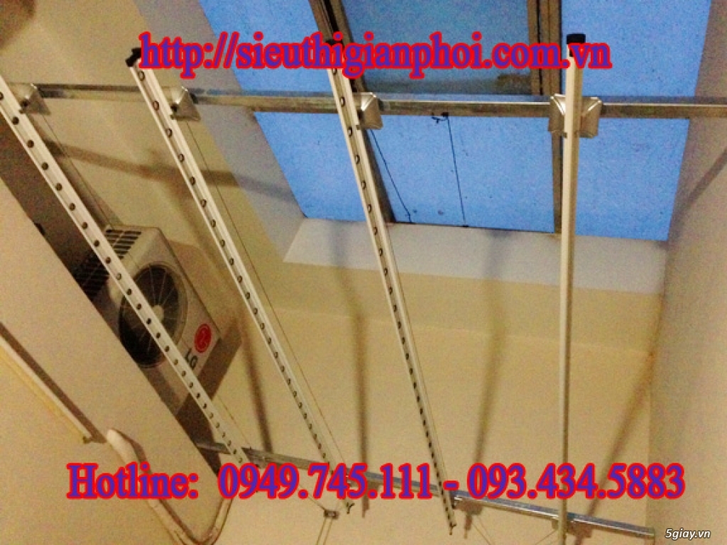 Lắp giàn phơi thông minh tại Giải Phóng - 2