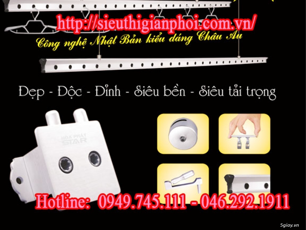 Lắp giàn phơi thông minh tại Thái Hà - 2