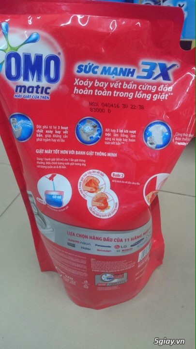 Lô hàng nước giặt OMO 1,7kg giá HOT