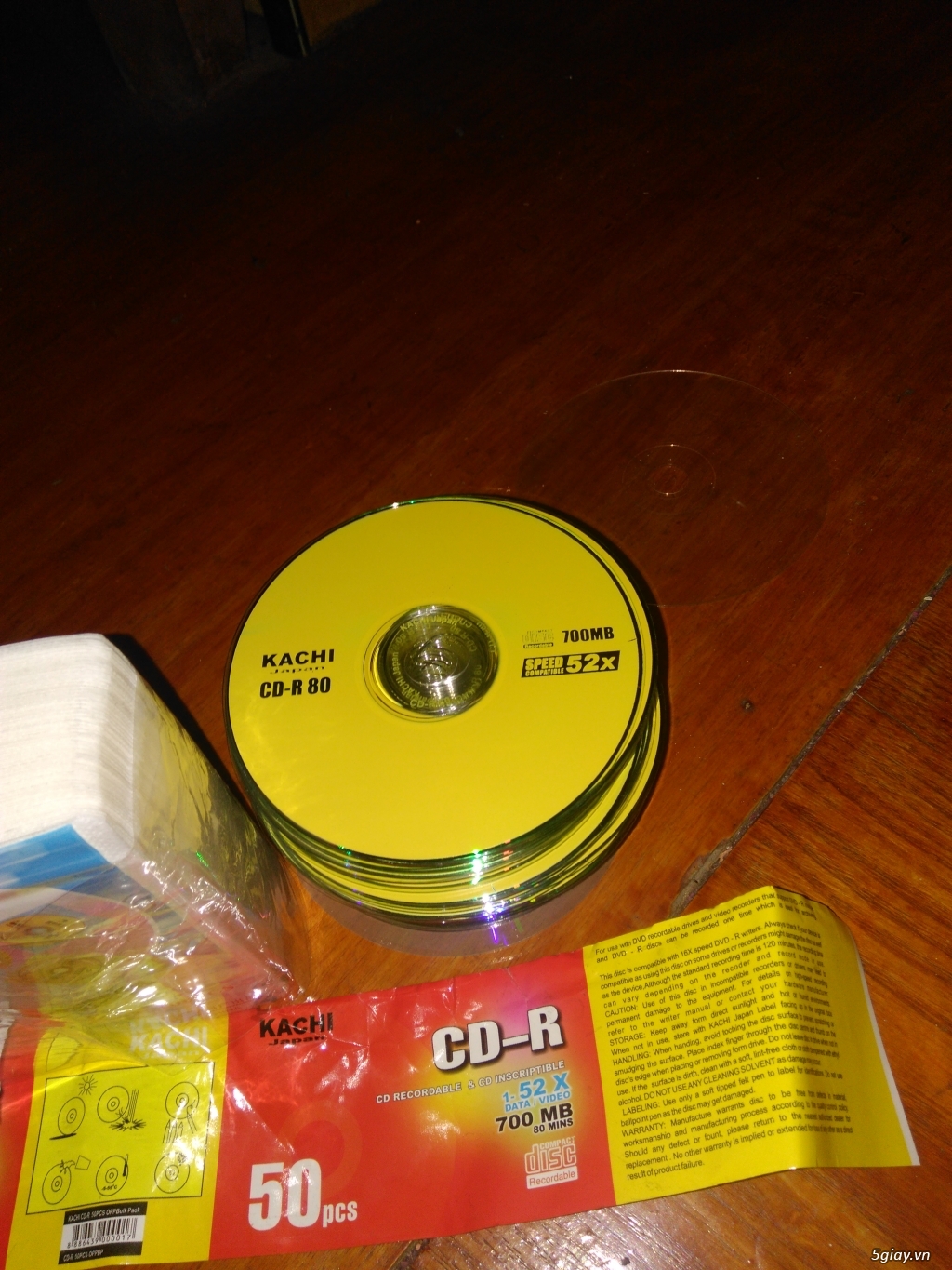 Bán lốc 50 Đĩa CD trắng và 100 vỏ nhựa