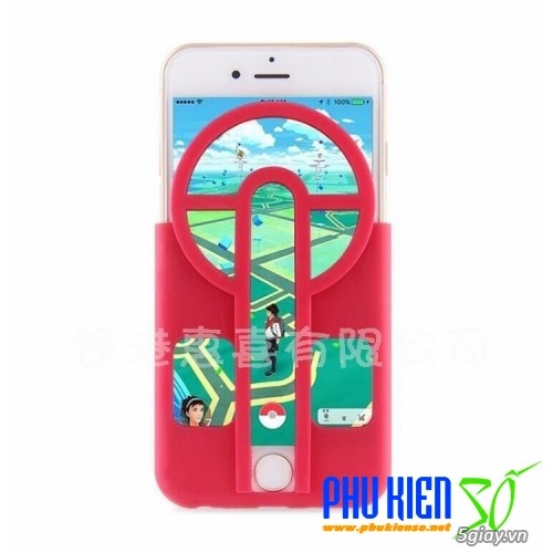 Ốp lưng Silicon chuyên dùng bắt Pokemon Go dùng cho iPhone 4, 4S, 5, 5S, 6, 6S, 6 Plus - 1