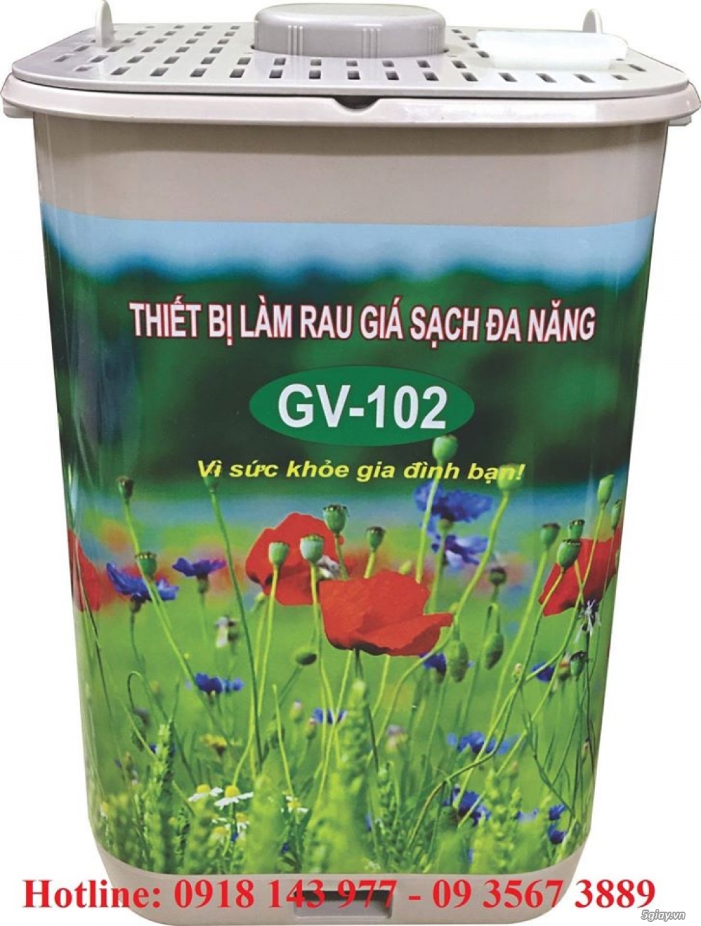Thiết bị làm giá đỗ, rau mầm sạch đa năng GV 102 - Của TS Đỗ Ngọc Chung - 4