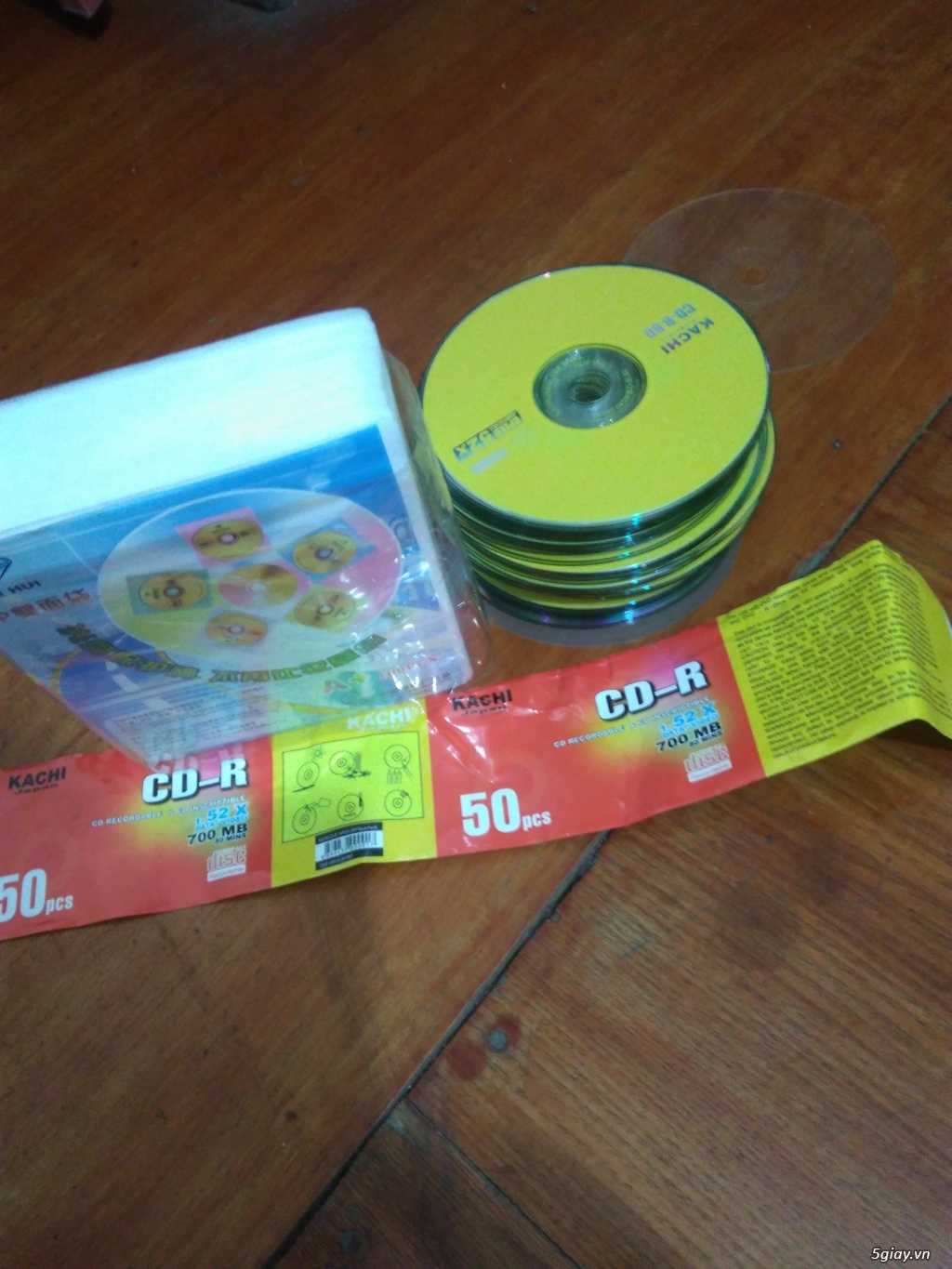 Bán lốc 50 Đĩa CD trắng và 100 vỏ nhựa - 1