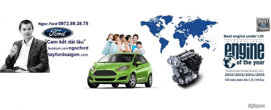 Ngọc Ford 0972.89.38.78 bán xe tiết kiệm nhiên liệu Ford Fiesta - 1