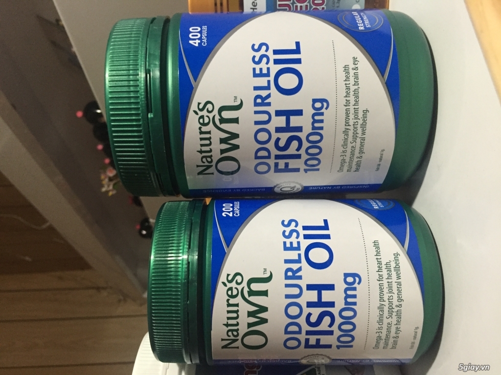 Dầu cá không mùi Nature's OWN xuất xứ ÚC