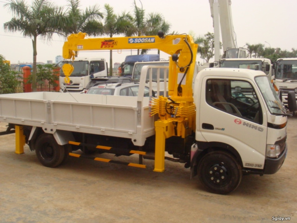 Đại lý xe tải hino - Cẩu tư hành Soosan - 4