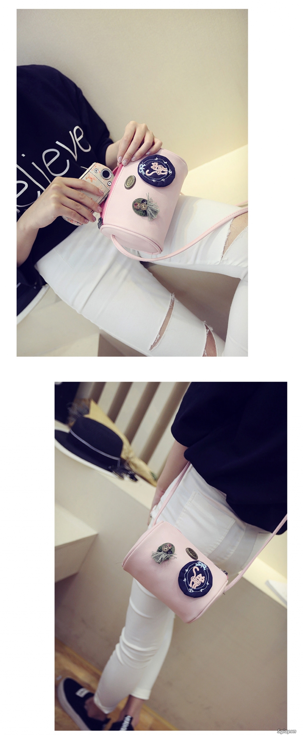 Giỏ Xách Hàng Quảng Châu Giá Tốt, Hàng Chất - 25