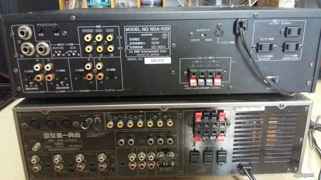 Amply Karaoke DAMA7000 & BMBNDAX33 5giay