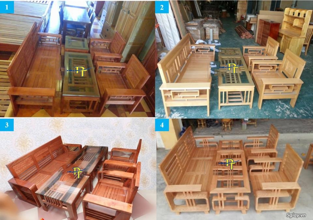 Nội thất gỗ tự nhiên giá 2t400k - 19