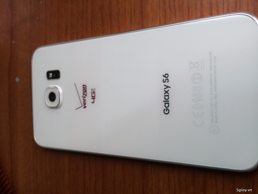 Galaxy S6 silver 64gb hàng Verizon - 1