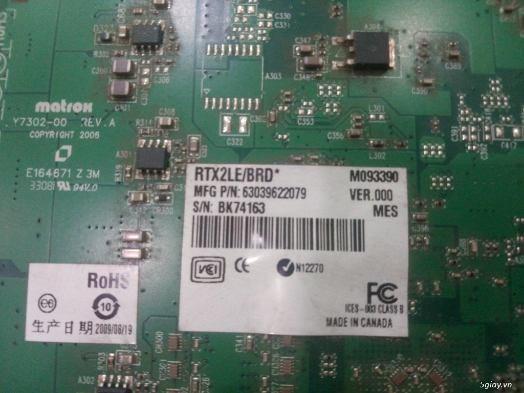 MATROX RT.X2 - card dựng phim thời gian thực chuyên nghiệp, new 99% - 4