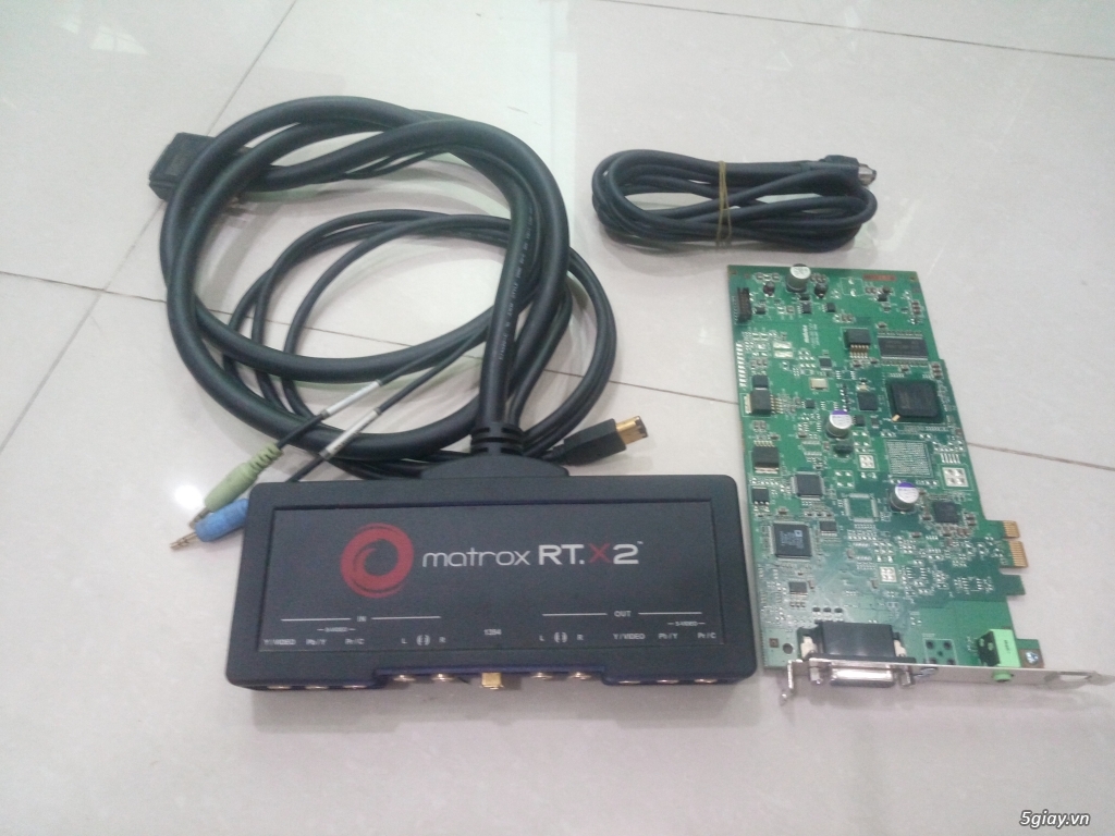 MATROX RT.X2 - card dựng phim thời gian thực chuyên nghiệp, new 99%