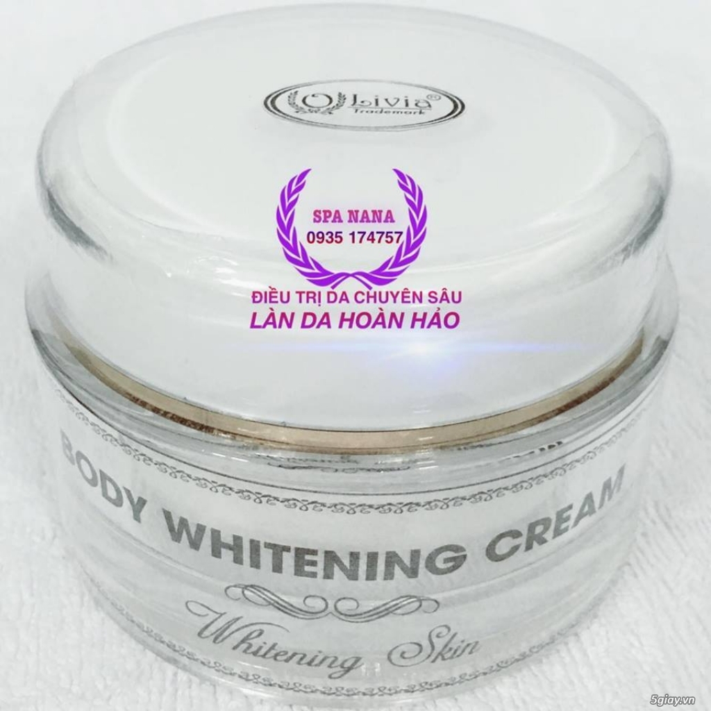 Kem Olivia dưỡng thể siêu trắng da Body Whitening Cream Olivia USA - 3
