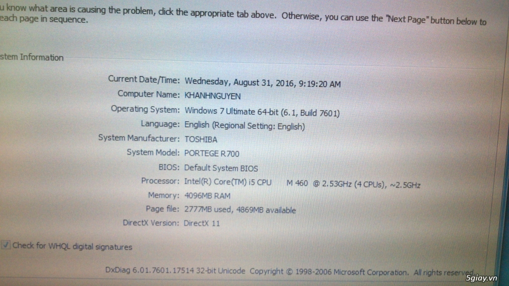 Q9, Bán laptop toshiba portege R700 i5 zin còn mới!! - 3