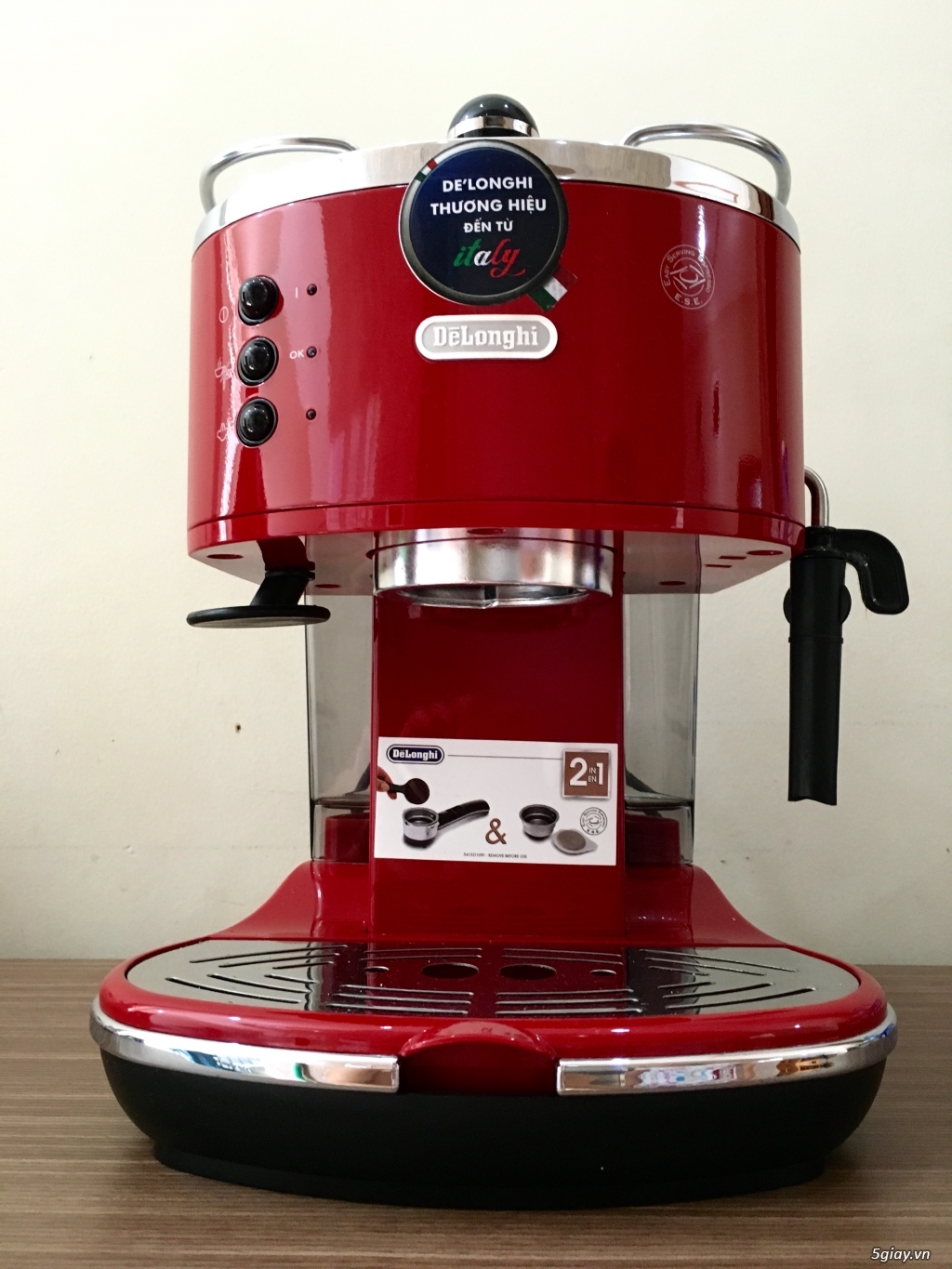 Máy pha cà phê bột DeLonghi - Ý