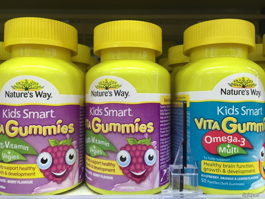 KIDS Sản phẩm của Úc chính hãng:   SMART VITA Gummies Omega-3 + Multi