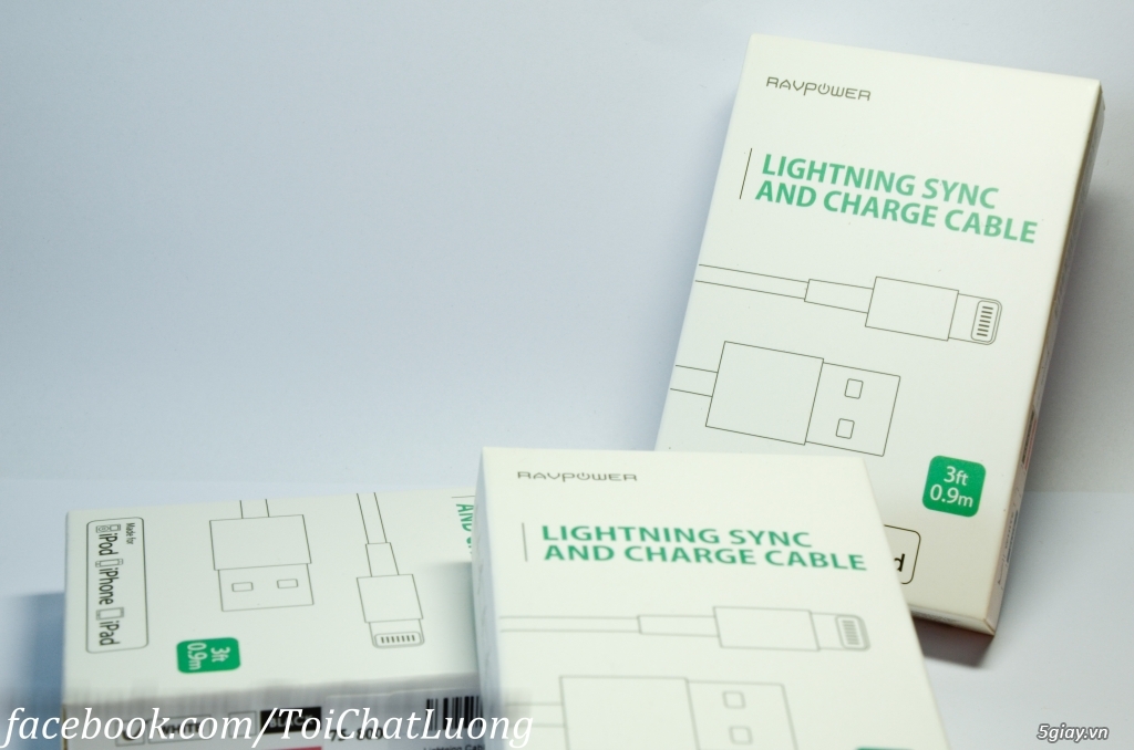 Cáp lightning RavPower dành cho iPhone/iPad