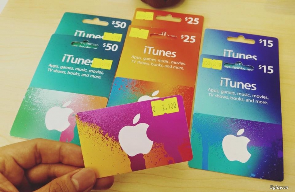 iTunes Gift Card chính hãng Store Mỹ giá cực cạnh tranh duy nhất SG đây!!!! - 8
