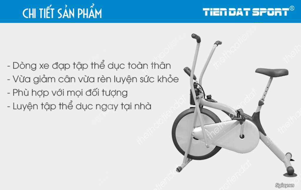 Xe đạp tập thể dục Air Bike Giá 1790000Đ thethaotiendat.com.vn - 2