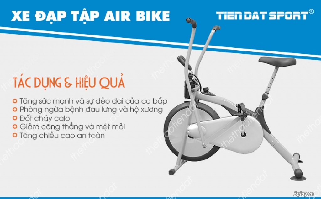 Xe đạp tập thể dục Air Bike Giá 1790000Đ thethaotiendat.com.vn - 3