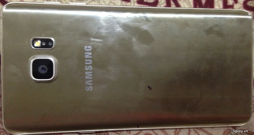 bán Samsung galaxy note 5 32gb màu gold chính hãng - 1