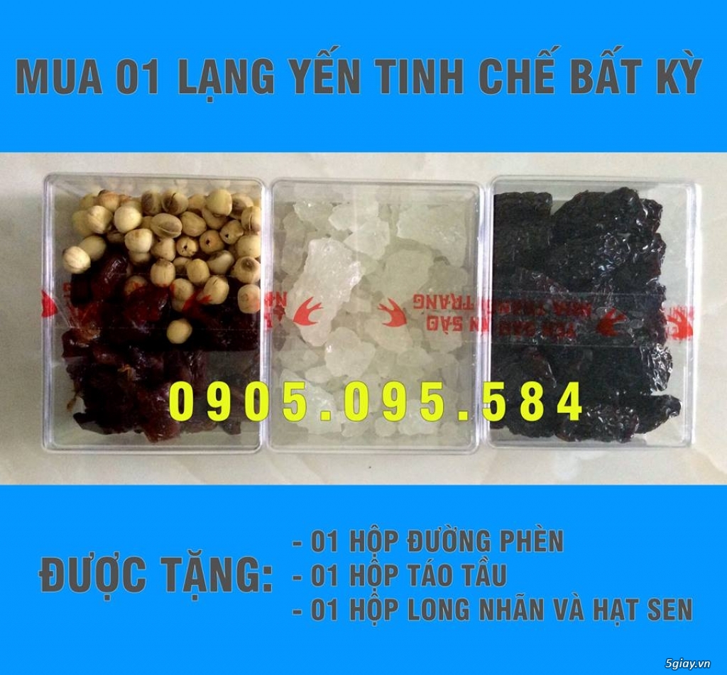 Yến sào Khánh Hòa, cam kết chất lượng. LH 0905095584 - 1