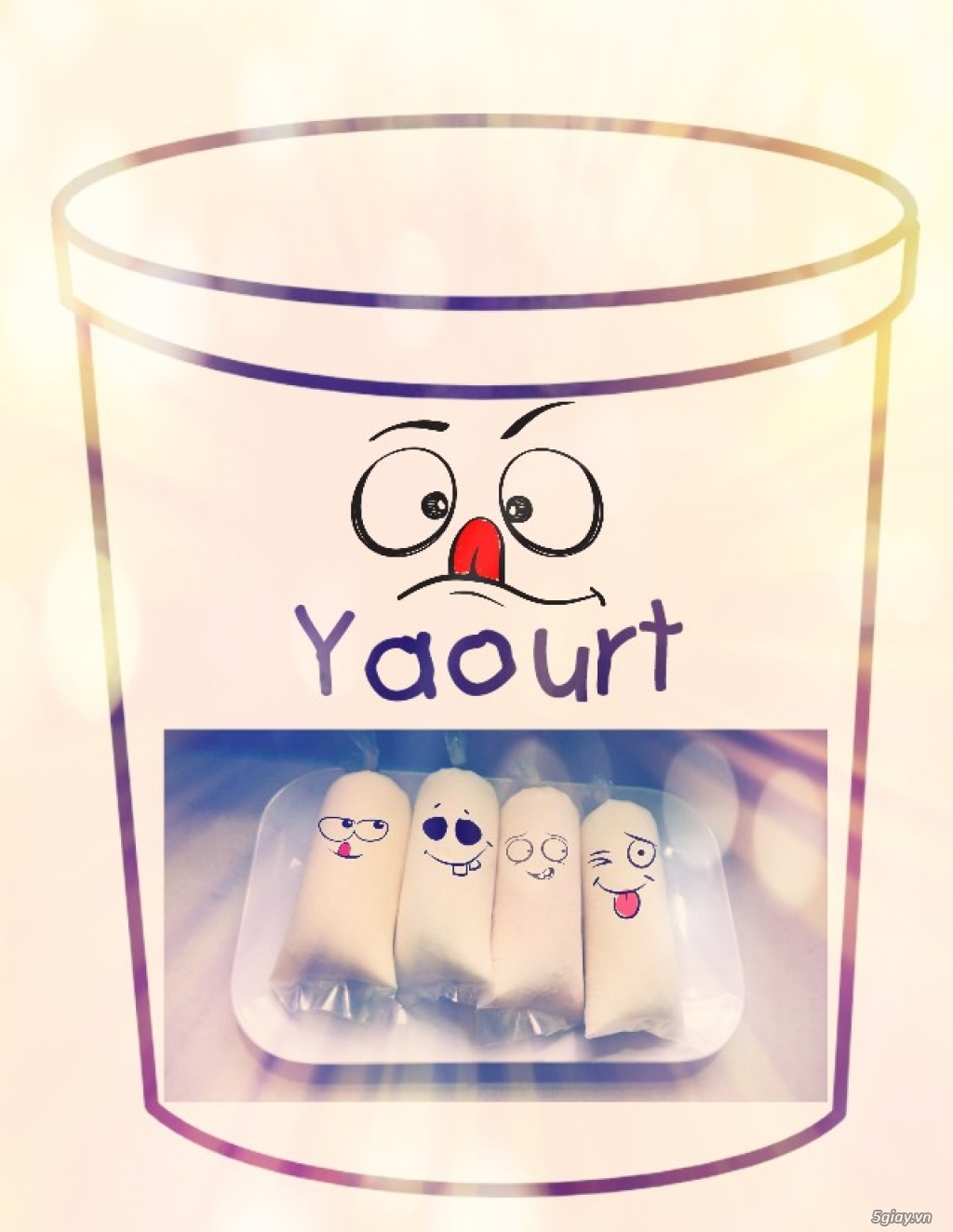 Yaourt dẻo dạng bịch 3k - 1