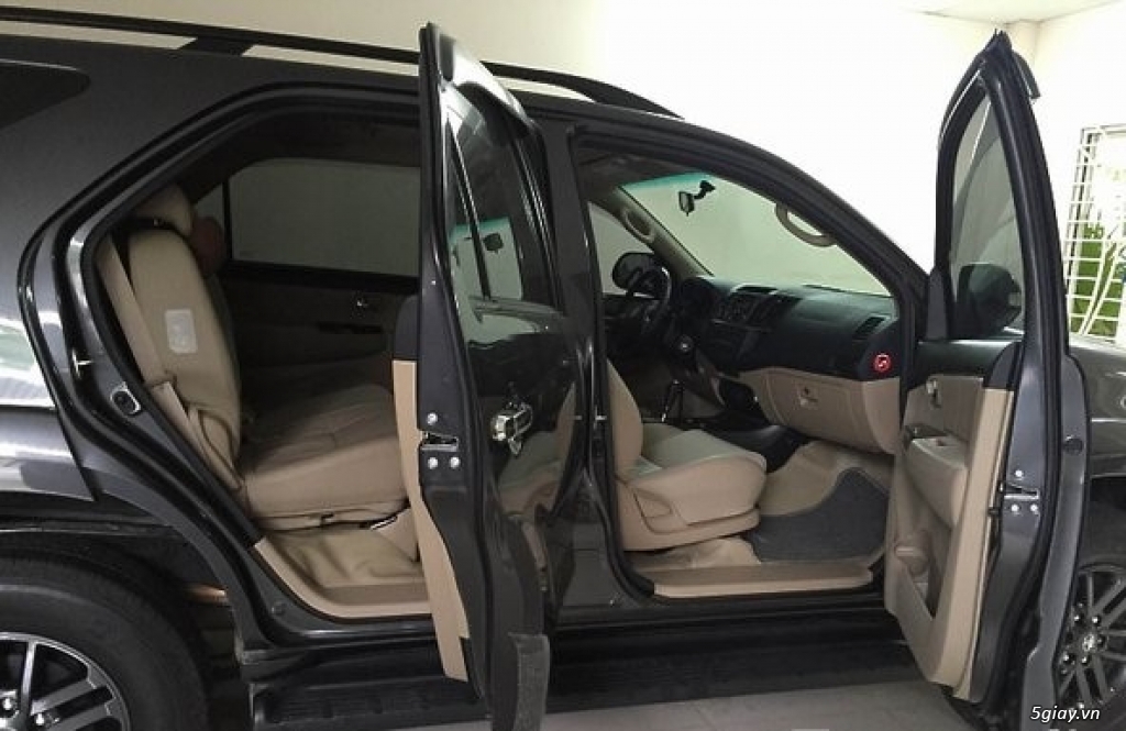 HCM- Cần Bán Toyota Fortuner V 2.7L 2015 màu xám mâm đen / nội thất kem chính chủ, cam kết Uy Tín! - 1